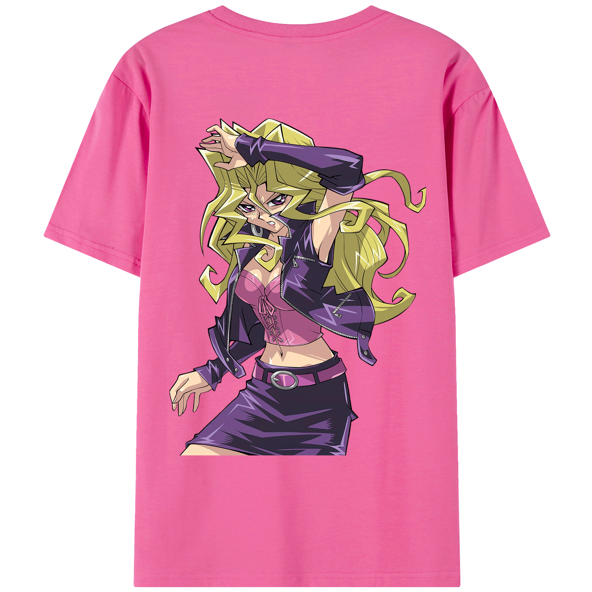 （画像用） 遊☆戯☆王 Yu-Gi-Oh! レディース半袖Tシャツ(バックプリント)